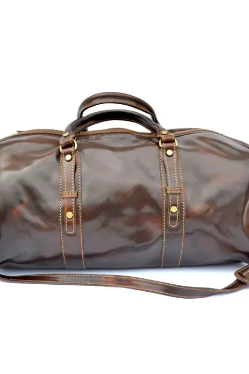 Leather Travel Bag ‘Cesare’