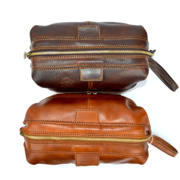 Leather Toiletry Bag 'Magnum'